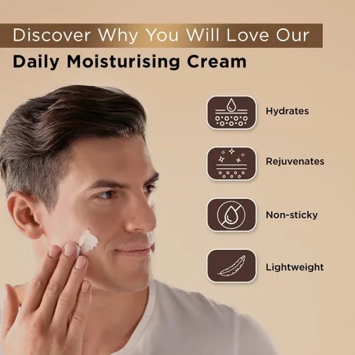 Vista 3 de The Man Company Detan Kit facial – Lavado facial de carbón, exfoliante de carbón, crema facial hidratante diaria El mejor cuidado – Paquete de 3