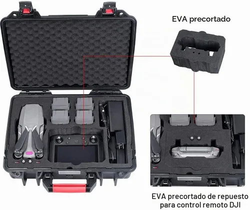 Vista 3 de Smatree Estuche de transporte de 17.6L con DJI Mavic 2 Pro/Mavic 2 Zoom