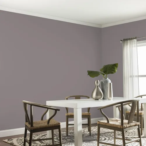 Vista 263 de Glidden Pintura Interior + Imprimación: Gris/Plata Antigua, Una Capa, Satinado, 1 Galón
