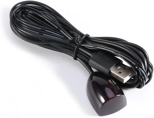 Vista 3 de Extensor de rango de control remoto IR, cable de extensión de control remoto por infrarrojos, interfaz USB (solo función de alimentación) Rango