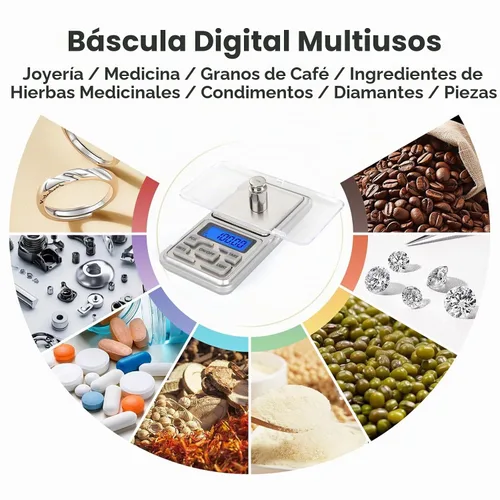 Vista 6 de Báscula digital compacta de bolsillo, panel de acero inoxidable, 17.64 oz, 0.00 oz de precisión, báscula digital portátil de cocina con pantalla LCD