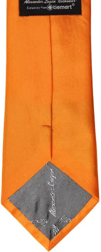 Vista 296 de tiemart Corbata de color sólido para hombre Longitud estándar