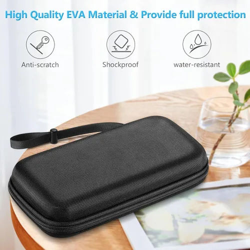Vista 3 de Funda de transporte para calculadora gráfica para TI-84 Plus CE, funda protectora rígida de EVA a prueba de golpes para Texas Instruments TI-84 Plus