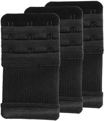 Vista 23 de SAMGU Extensores de brasier para mujer, 2 ganchos, 3 ganchos, 4 ganchos, 5 ganchos, 6 ganchos, correa de extensión de brasier elástica suave 2