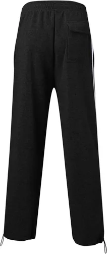 Vista 3 de Pantalones deportivos para hombre, ajuste holgado, pantalones deportivos para hombre, pantalones deportivos de ajuste holgado con cordón y bolsillo