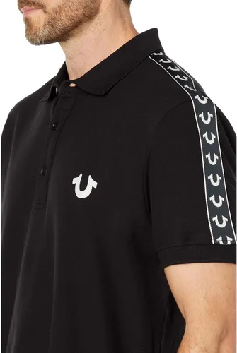 Vista 3 de True Religion Polo Damask Ss para hombre