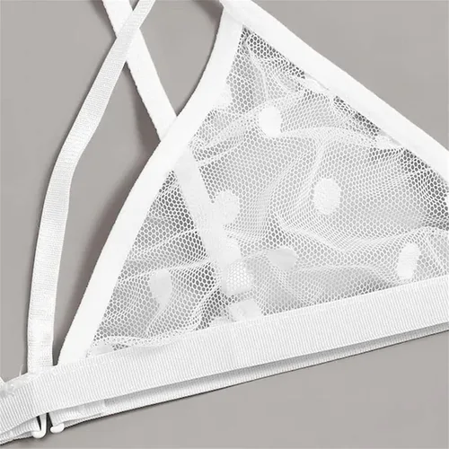 Vista 4 de Sexy Wave Point LingerieThe PolyesterFor DressingOutside Lady Mrs Outfit for Women Lingerie