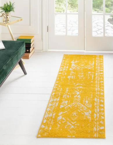 Vista 17 de Unique Loom Lennon Collection - Alfombra de área Zal (2 pies x 3 pies 1 pulgada, rectangular, gris y marfil)