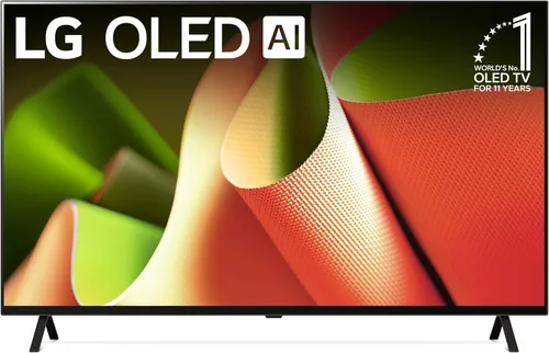 Vista 19 de LG Pantalla plana con procesador Smart TV 4K de 55 pulgadas clase OLED serie B4 con control remoto mágico alimentado por IA con Alexa incorporado