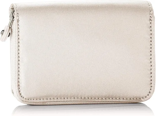 Vista 2 de Kipling Cartera Money Love para mujer, Plateado, 2.5x9.5x12.5 cm