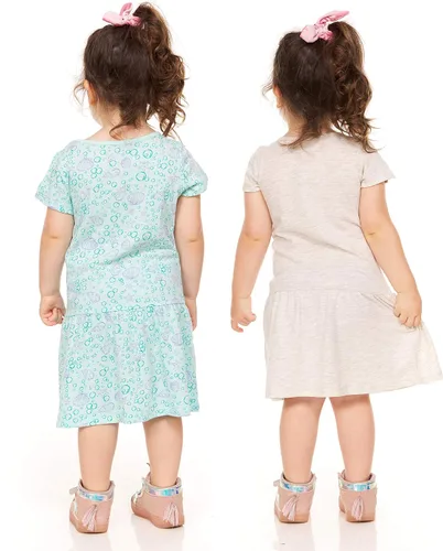 Vista 4 de Disney One Size Princess Ariel Tshirt 2 Pack Gift Set-Short Sleeve Girls Dresses