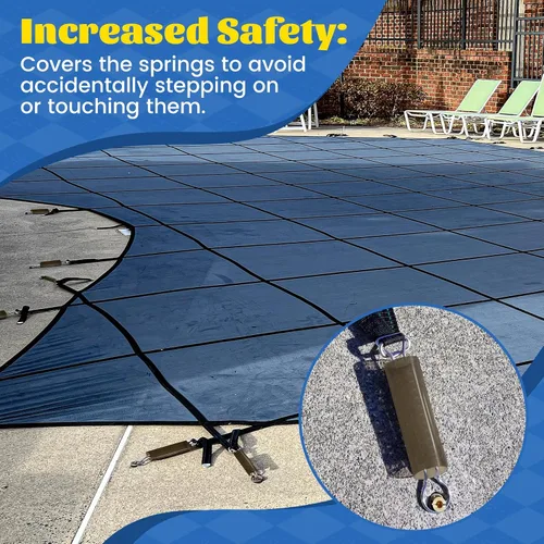 Vista 5 de 10 fundas protectoras de vinilo para piscina en el suelo, 10