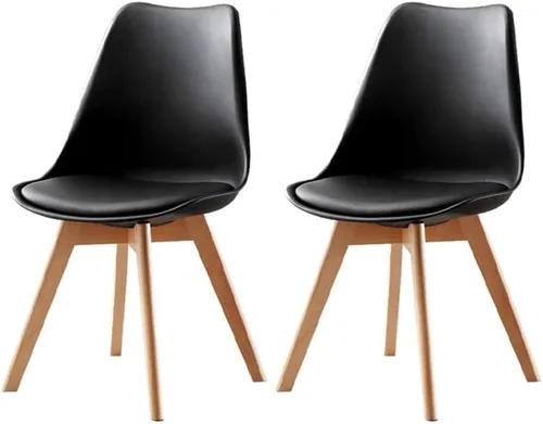 Vista 15 de Sillas de comedor modernas, silla lateral tapizada para el hogar, silla auxiliar para sala de conferencias, silla de comedor, silla de comedor sin