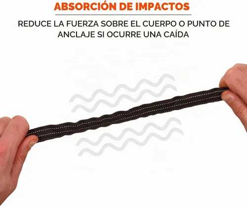 Vista 4 de Ergodyne squids Cordón Elástico para herramientas – Single – Mosquetón Negro