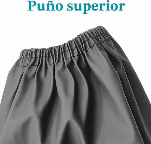 Vista 2 de Yzurbu Fundas para brazos, protector de poliuretano para brazo con puños elásticos, impermeable, resistente al aceite, resistente al ácido Negro - 2