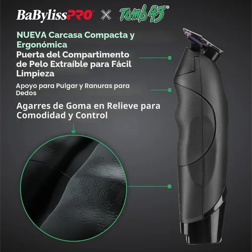 Vista 2 de BaBylissPRO Tomb45 - Cortadora de pelo para hombre, hoja en T invertida, motor de doble velocidad