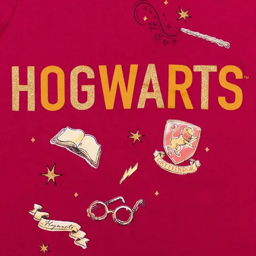 Vista 3 de Harry Potter Gryffindor - Conjunto de 3 piezas para niñas, falda de tul y diadema