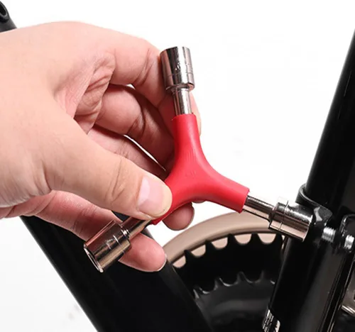 Vista 5 de Llave hexagonal para bicicleta de 3 vías en forma de Y, enchufe hexagonal tipo Y, llave hexagonal interior tipo Y, llave de vaso para bicicleta