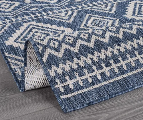 Vista 8 de Beverly Rug Waikiki Boho - Alfombra bohemia para interiores y exteriores, 5 x 7 pies, alfombra lavable para exteriores para patio, terraza, porche