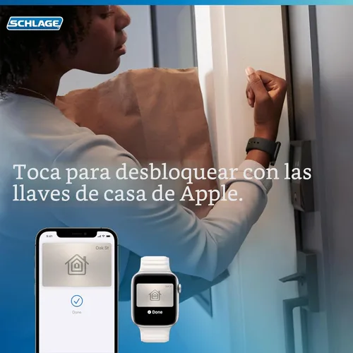 Vista 9 de Schlage Encode Plus Smart WiFi - Cerradura de cerrojo para desbloquear, bronce envejecido