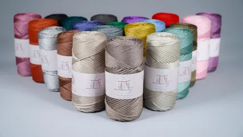 Vista 9 de Makromecity, Cordón de macramé de poliéster de 2 mm x 250 yardas (750 pies) Cordón de macramé de 2 mm de polipropileno para arte y manualidades