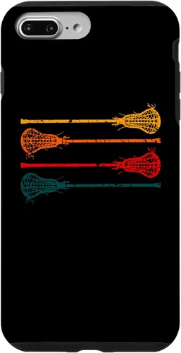 Vista 9 de iPhone 15 Lacrosse Lacrosse Sticks hombres mujeres niñas niños retro caso