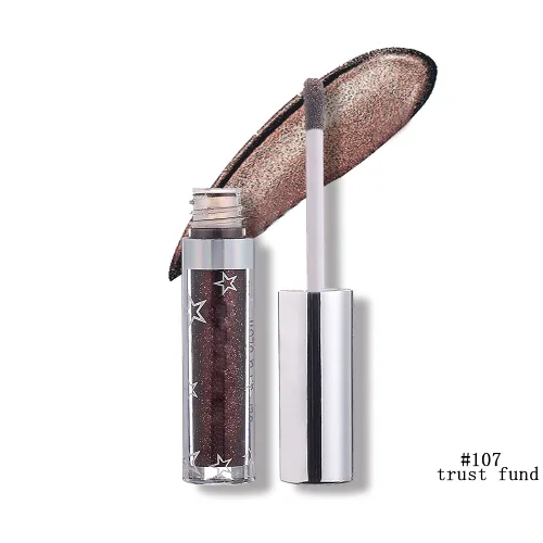 Vista 3 de Shining Shimmer - Sombra de ojos líquida con purpurina metálica, pigmentos metálicos de maquillaje para ojos, delineadores de ojos, set de sombra