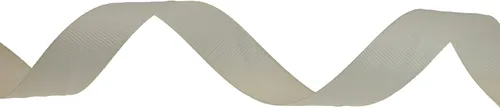 Vista 2 de Cinta de grogrén sólido de 25 yardas cada rollo, borde tejido 100% poliéster (1 pulgada, beige)