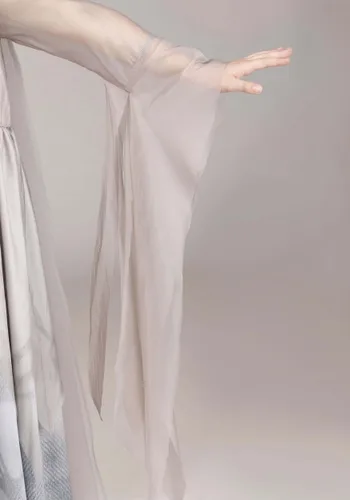 Vista 4 de Disfraz para niña de Dama de Blanco Fantasma Multicolor