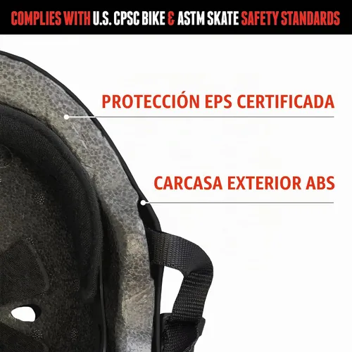 Vista 2 de Triple Eight Lil 8 Dual Certified Sweatsaver - Casco de patineta y bicicleta para niños