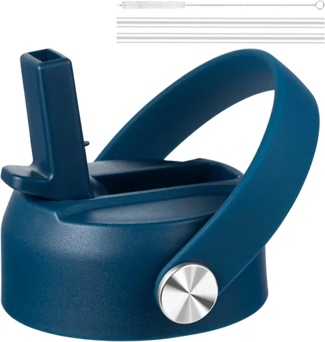 Vista 10 de Tapa de popote para boca ancha Hydro Flask, tapas con popote para Hydroflask de boca ancha de 12, 16, 18, 20, 32, 40 onzas, tapa de repuesto