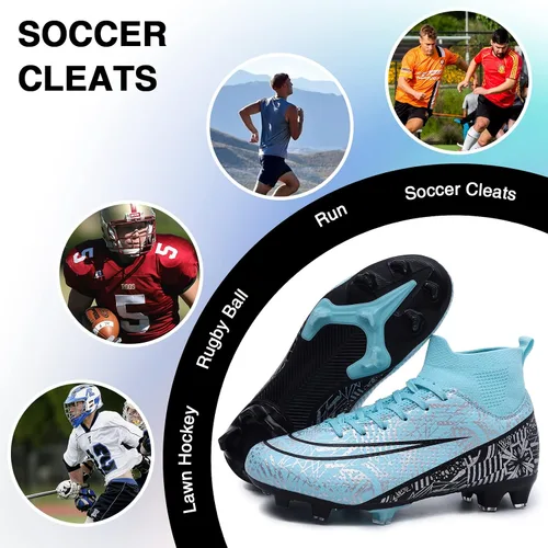 Vista 7 de CBUSTER Tacos de fútbol para hombre y mujer