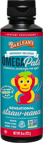 Vista 11 de Barlean's Lemonade Omega Pals - Aceite de pescado Omega-3 para niños, 540