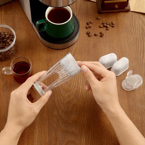 Vista 4 de PUREHQ Kit de inicio Keurig para Keurig 2.0 K200, K250, K35, K-Duo y K-Compact incluye soporte para filtro y paquete de 15 filtros de agua de carbón