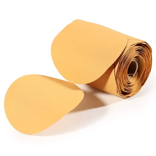 Vista 16 de SPEEDWOX Rollo de papel de lija de grano 60, discos de lija redondos de 6 pulgadas, parte trasera adhesiva PSA, parte trasera adhesiva, sin