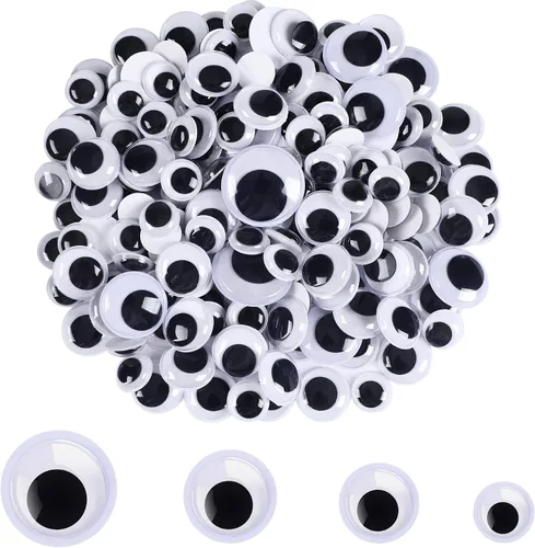 Vista 11 de FEBSNOW - 200 ojos autoadhesivos de 0.236 pulgadas para manualidades