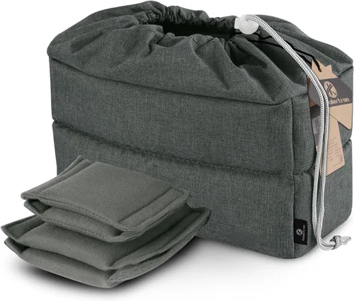 Vista 14 de Bolso a prueba de golpes Koolertron para cámaras DSLR o SLR. Separadores acolchados para personalizar el bolso.