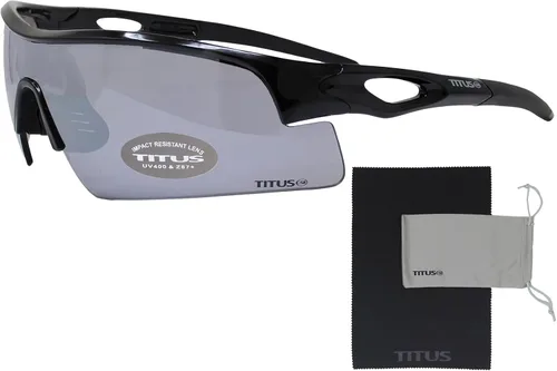 Vista 9 de TITUS G20 Platinum Safety Glasses Shooting Eyewear Protection ANSI Z87+ Negro