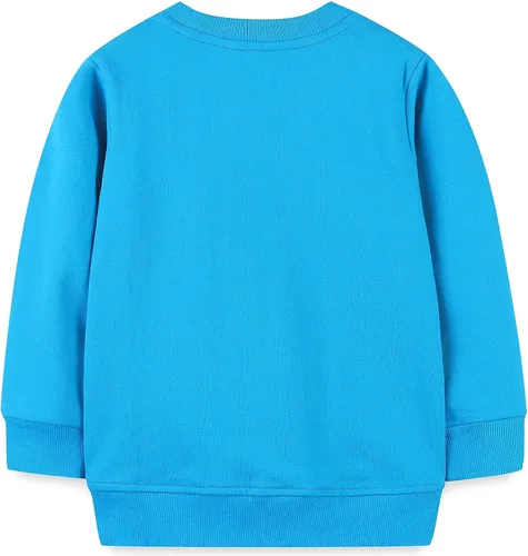 Vista 2 de Bumeex Sudadera de algodón con cuello redondo para niño pequeño 2-7T