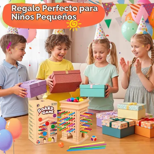 Vista 6 de Montessori - Juego de mesa de madera con 42 palos para niños de 3 a 5 años