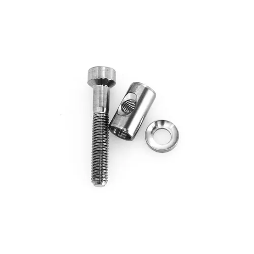 Vista 2 de heyous Juego de tornillos de varilla de asiento de bicicleta M5x30mm tornillo TC4 titanio tornillo para piezas de repuesto de bicicleta