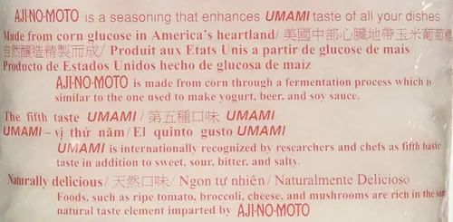 Vista 4 de Ajinomoto MSG en bolsa de plástico Umami Condimento 16.01 oz, 1 libra, 16 onzas (paquete de 1)