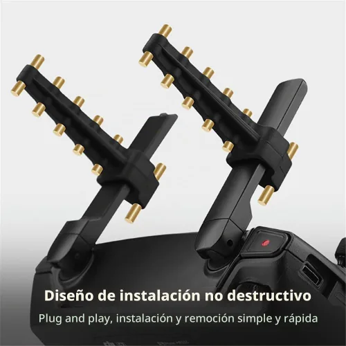 Vista 6 de Yagi-UDA Amplificador de antena para DJI Mini 5 Pro/Flip/Air 3S/Air 3/Mini 4 Pro para control DJI RC2, Mavic 2 Control 5.8Ghz Amplificador de señal