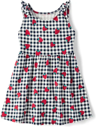 Vista 9 de The Children's Place, Vestido de moda de manga corta para niñas y niñas pequeñas