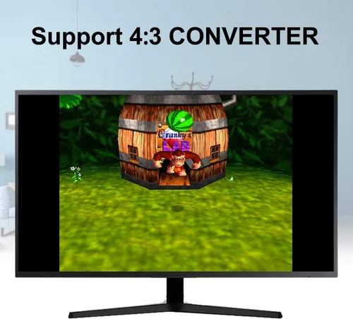 Vista 3 de Cable HDMI para N64, compatible con conversión de 16 943, convertidor N64 a HDMI, compuesto con N64GameCubeSNES