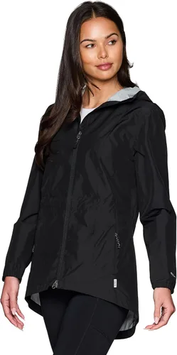 Vista 3 de Avalanche Chaqueta de lluvia ligera con capucha y bolsillos para mujer