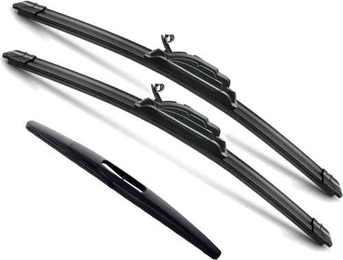 Vista 25 de JustCar - 3 limpiaparabrisas para Jeep Wangler 2007-2017 y Jeep Wrangler JK 2008-2018, repuesto de equipo original - 15, 15 y 12E pulgadas - juego