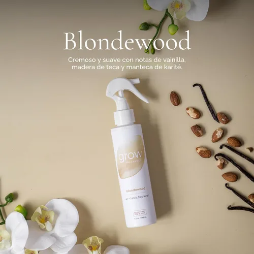 Vista 6 de Grow Fragrance Ambientador en Spray Perfumado para Telas y Habitaciones - Certificado No Tóxico, Aceites Esenciales 100% a Base de Plantas - 5 oz