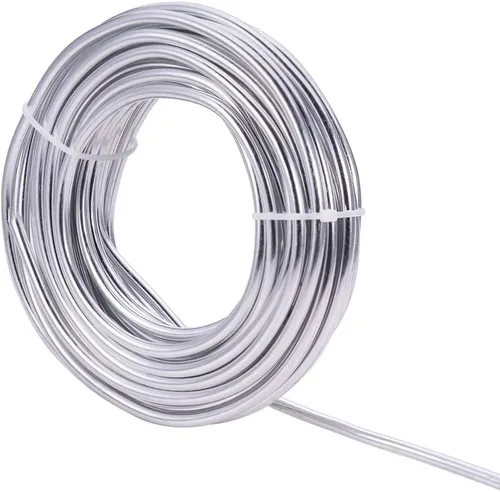 Vista 9 de BENECREAT Alambre de aluminio de 7 metros, calibre 3, alambre de metal flexible para esculpir árboles de bonsái, flores, creación de esqueletos