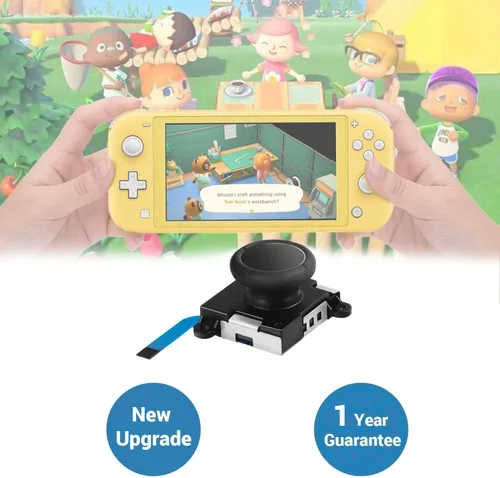 Vista 4 de JAOYSTII Joycon Joystick de repuesto, 4 unidades, palillo analógico de repuesto para control Joy-Con Switch Lite, joystick analógico